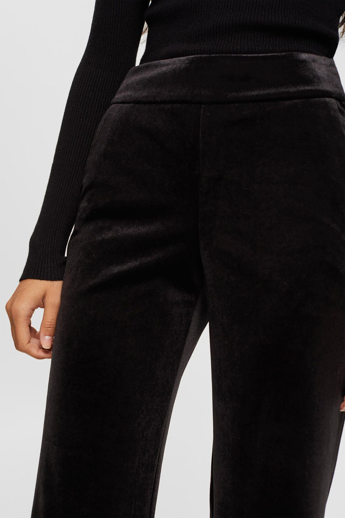 PANTALÓN ANCHO DE TERCIOPELO MUJER ESPRIT - Korner