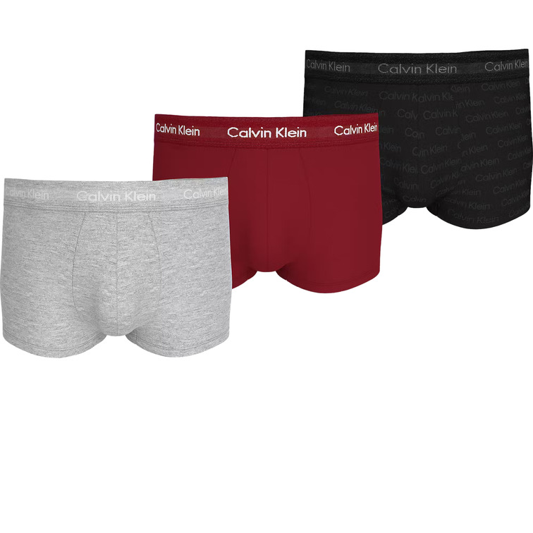 PACK DE 3 CALZONCILLOS HOMBRE CALVIN KLEIN TIPO BOXER TIRO BAJO