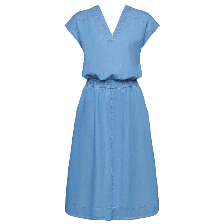 VESTIDO VAQUERO DE ALGODÓN CHAMBRAY MUJER ESPRIT