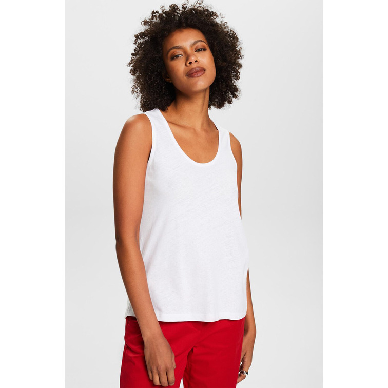 TOP DE TIRANTES CON CUELLO REDONDO MUJER ESPRIT