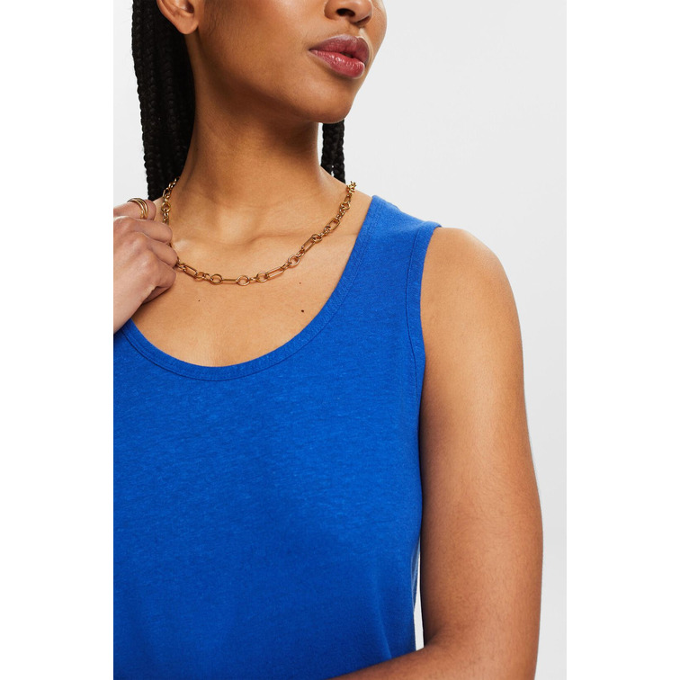 TOP DE TIRANTES CON CUELLO REDONDO MUJER ESPRIT