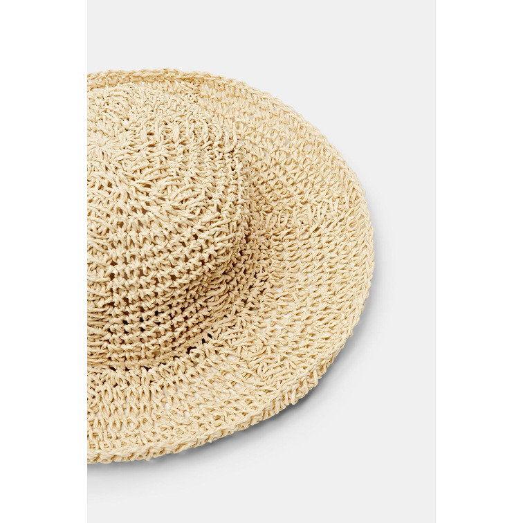 SOMBRERO DE PAJA DE GANCHILLO MUJER ESPRIT