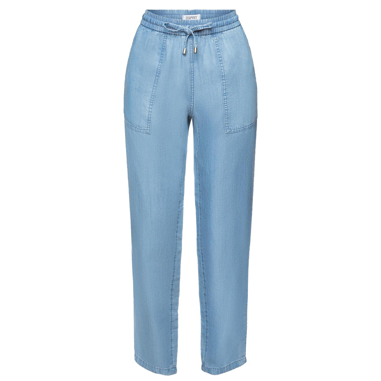 PANTALÓN JOGGER EN DENIM LIGERO MUJER ESPRIT