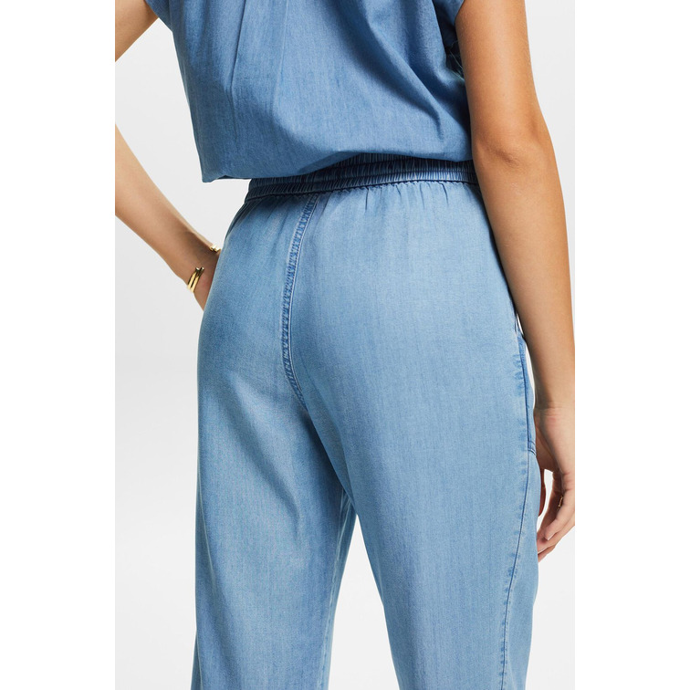 PANTALÓN JOGGER EN DENIM LIGERO MUJER ESPRIT