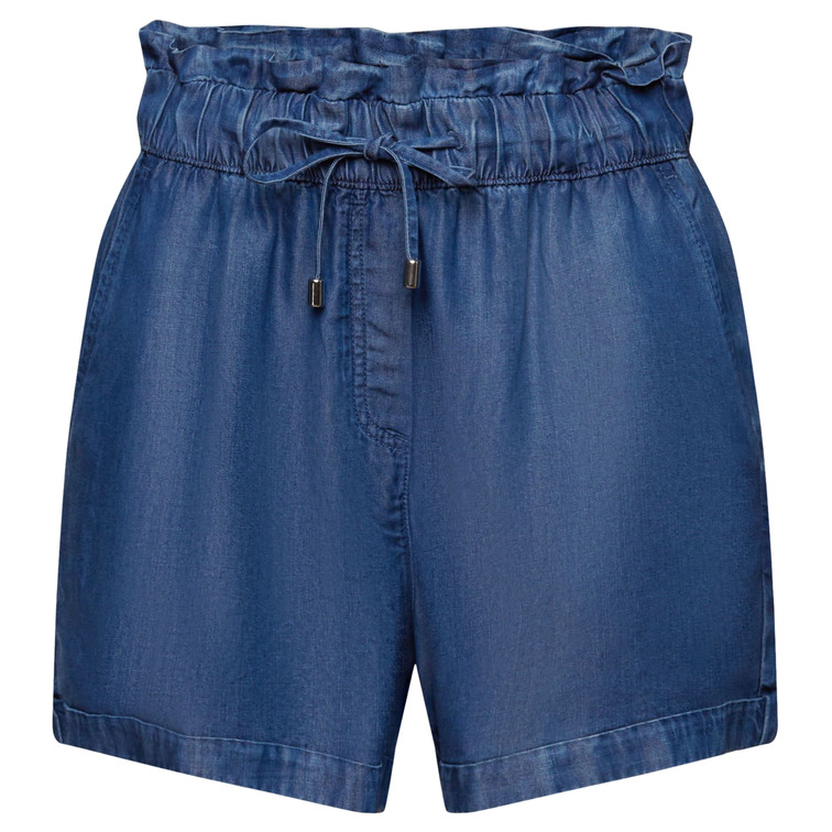 SHORTS DENIM CINTURA ELÁSTICA MUJER ESPRIT