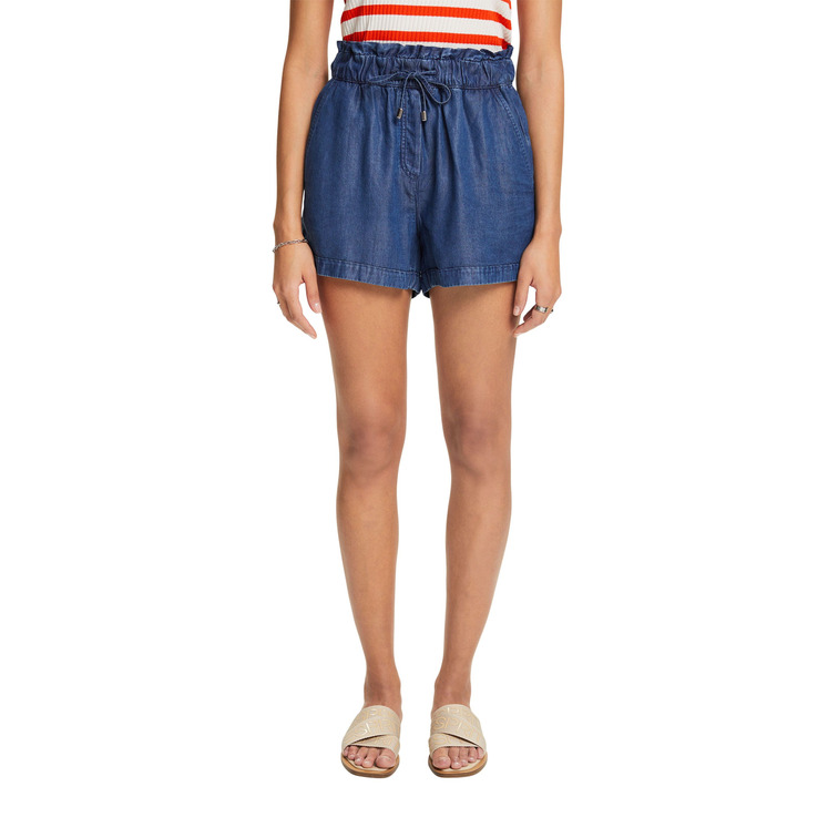 SHORTS DENIM CINTURA ELÁSTICA MUJER ESPRIT