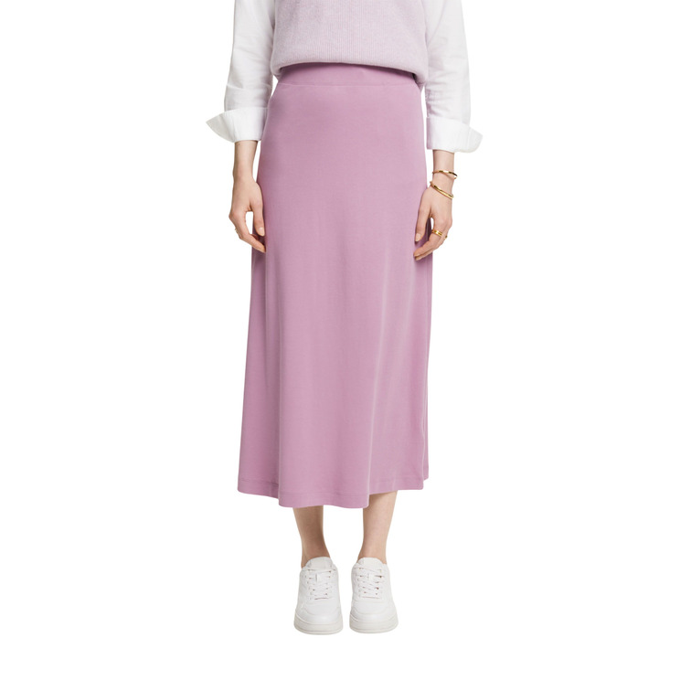 FALDA MIDI EN TEJIDO JERSEY MUJER ESPRIT