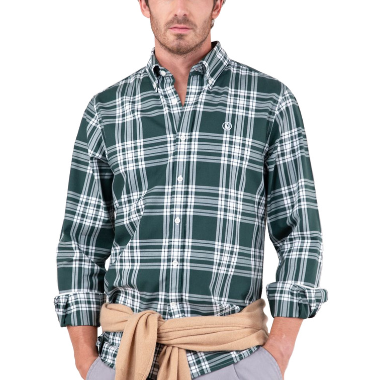 CAMISA HOMBRE  EL GANSO CAMISA TARTÁN VERDE