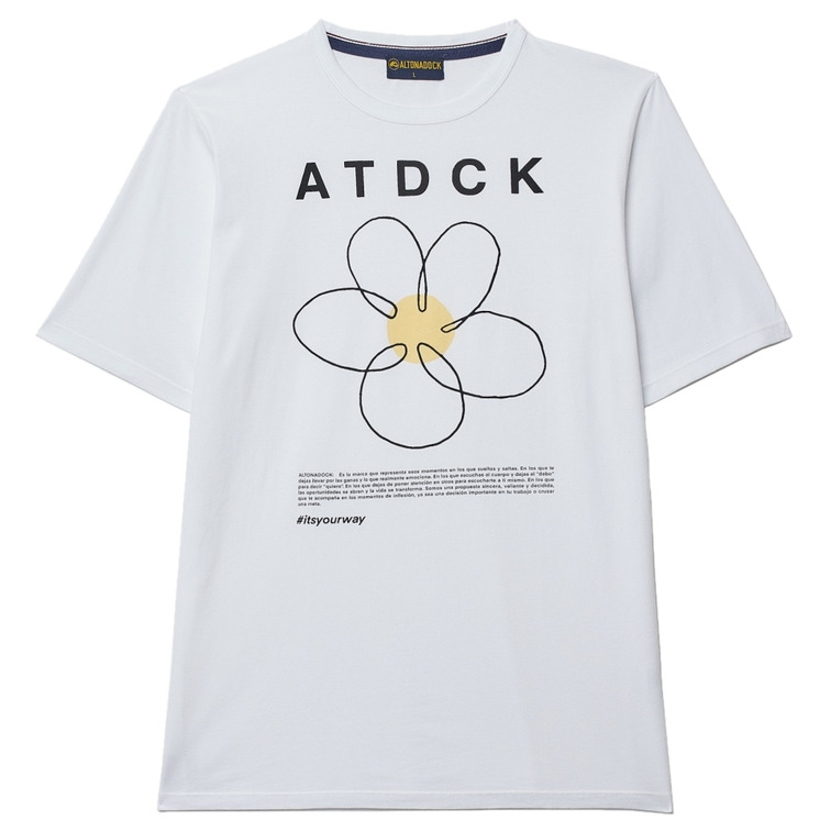 CAMISETA HOMBRE ALTONADOCK DISEÑO FLOR