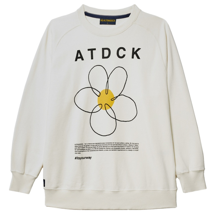 SUDADERA HOMBRE ALTONADOCK DISEÑO FLOR