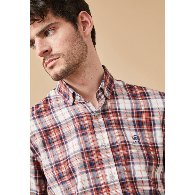 CAMISA HOMBRE ALTONADOCK DE CUADROS FIT SLIM