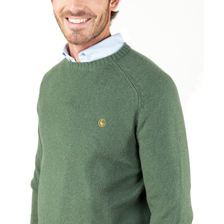 JERSEY HOMBRE EL GANSO LANA MERINO VERDE