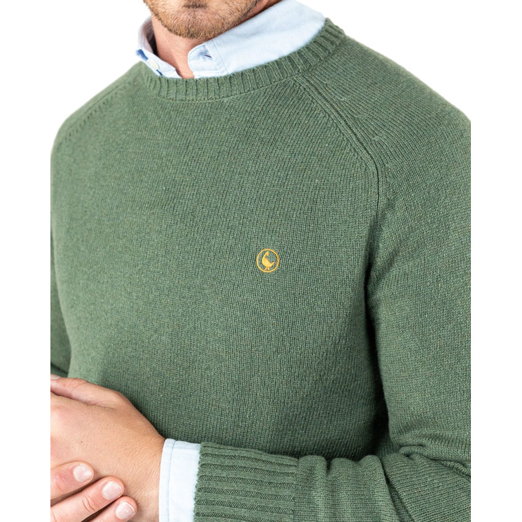 JERSEY HOMBRE EL GANSO LANA MERINO VERDE