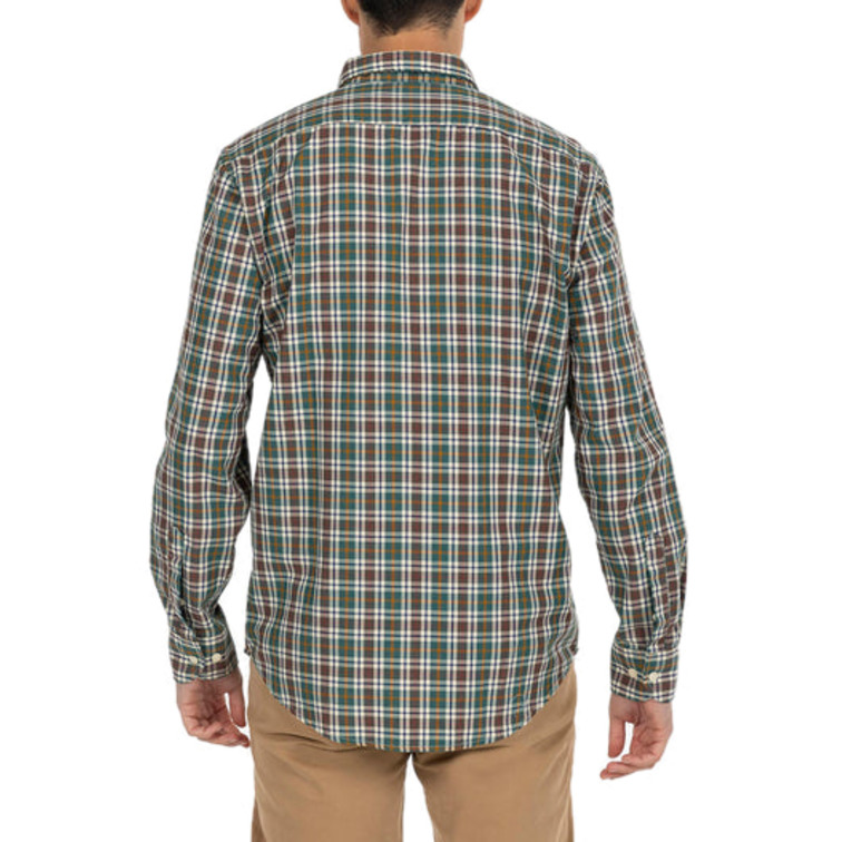 CAMISA HOMBRE  PULPO CAMISA MULTICUADRO TWILL MOSTA