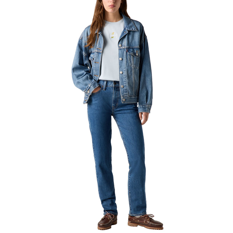 VAQUERO MUJER  LEVI'S 724 HIGH RISE STRAIGHT MED IND