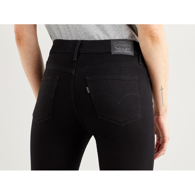 VAQUERO MUJER  LEVIS 312 SHAPING SLIM SOFT BLACK