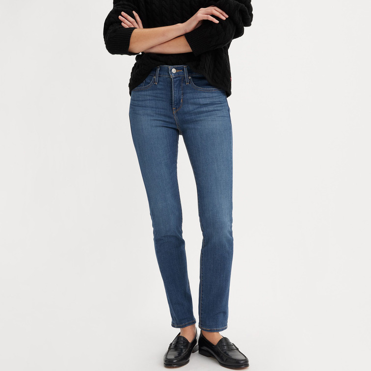 VAQUERO MUJER  LEVI'S 312 SHAPING SLIM MED INDIGO -