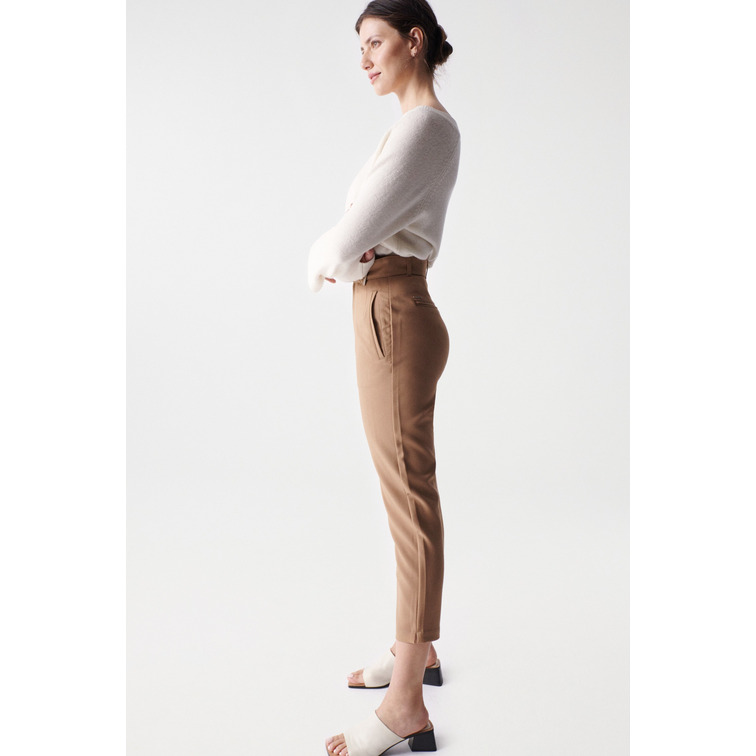 PANTALÓN SLIM DE CINTURA ALTA MUJER SALSA