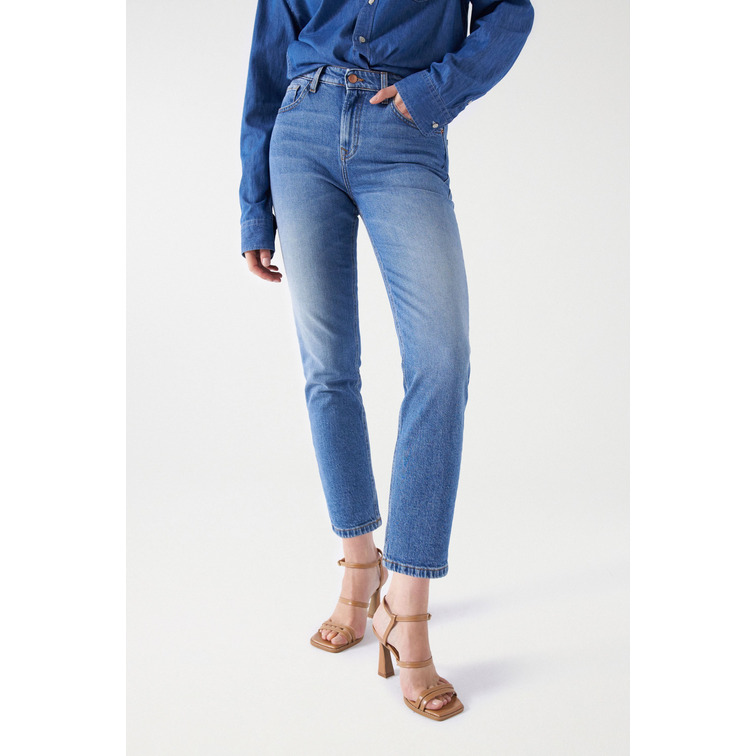 VAQUERO MUJER  SALSA JEANS TRUE CROPPED SLIM