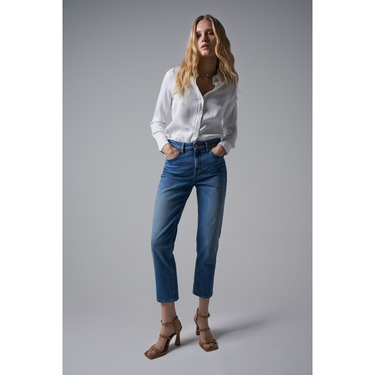 VAQUERO MUJER  SALSA JEANS TRUE CROPPED SLIM