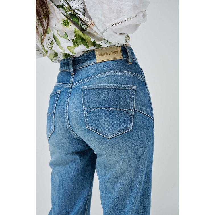 VAQUERO RECTO MUJER SALSA JEANS FAITH PUSH IN