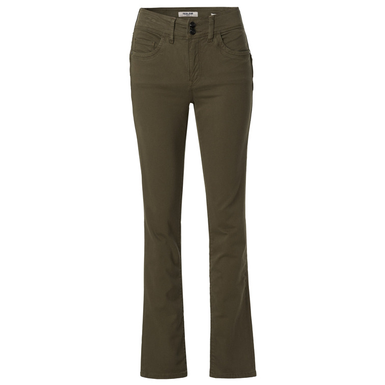 VAQUERO MUJER SALSA JEANS SECRET PUSH IN VERDE