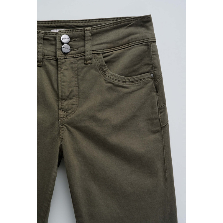 VAQUERO MUJER SALSA JEANS SECRET PUSH IN VERDE