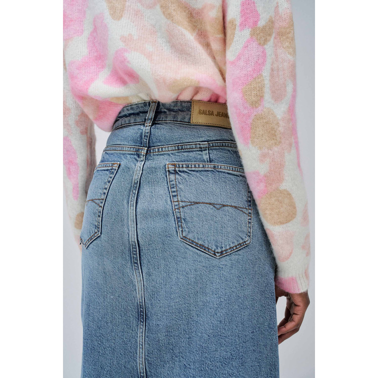 FALDA MUJER  SALSA MAXI DENIM SKIRT