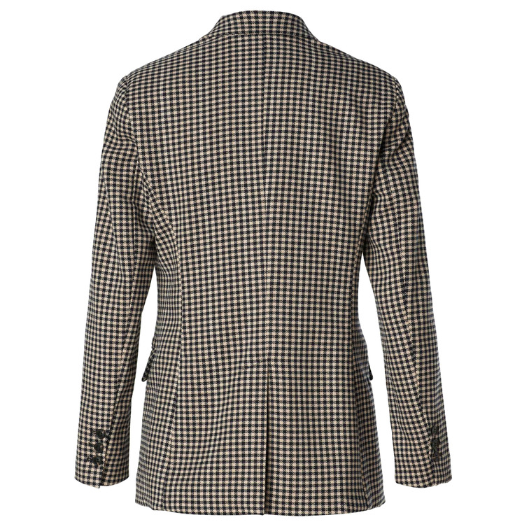 ABRIGO MUJER  SALSA CHECKERED SUIT BLAZER