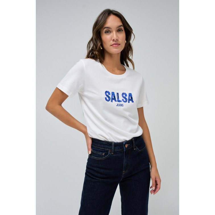 CAMISETA MUJER  SALSA JEANS BRANDING