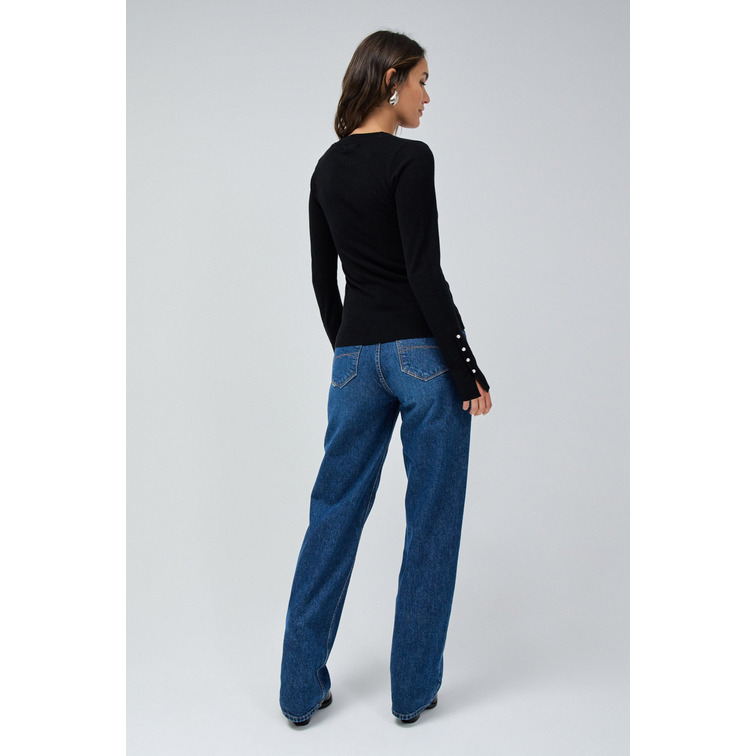 JERSEY MUJER  SALSA LONG-SLEEVE SWEATER IN CASHMER