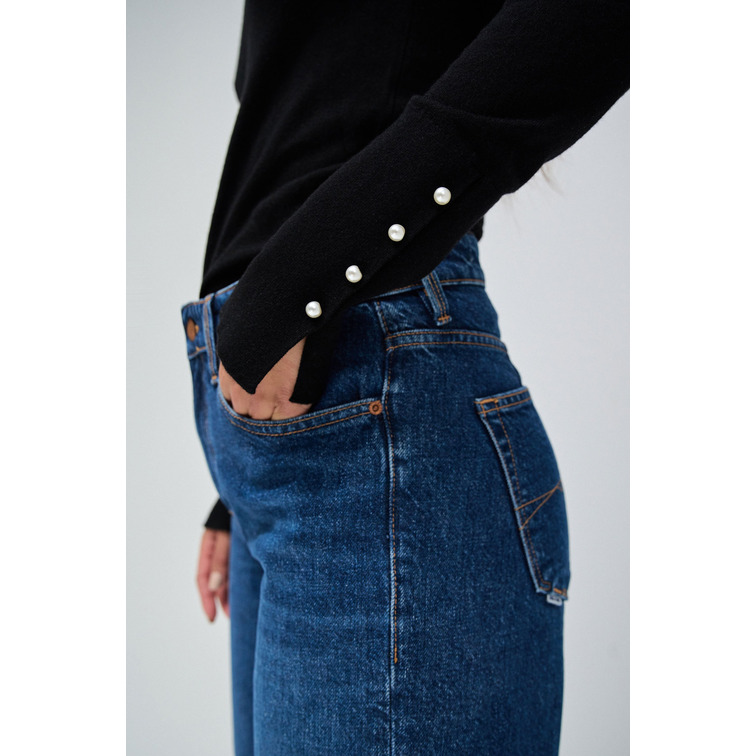 JERSEY MUJER SALSA JEANS DETALLE CUELLO V