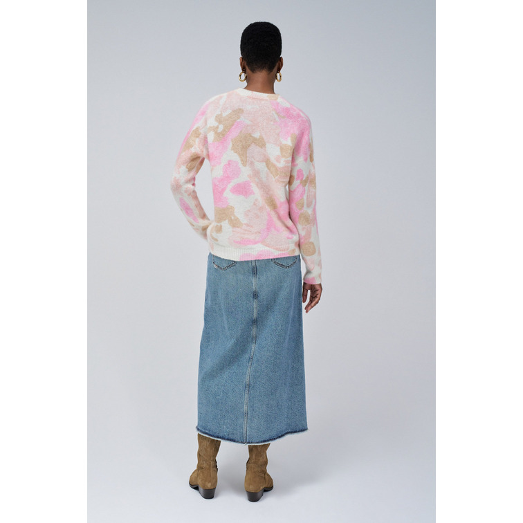 JERSEY MUJER SALSA JEANS DE LANA Y MOHAIR ESTAMPADO FLORES