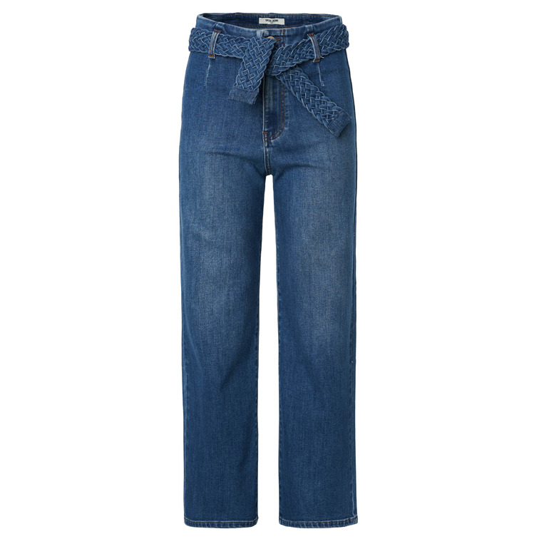 VAQUERO MUJER SALSA JEANS TRUE CROPPED WIDE CON CiNTURÓN