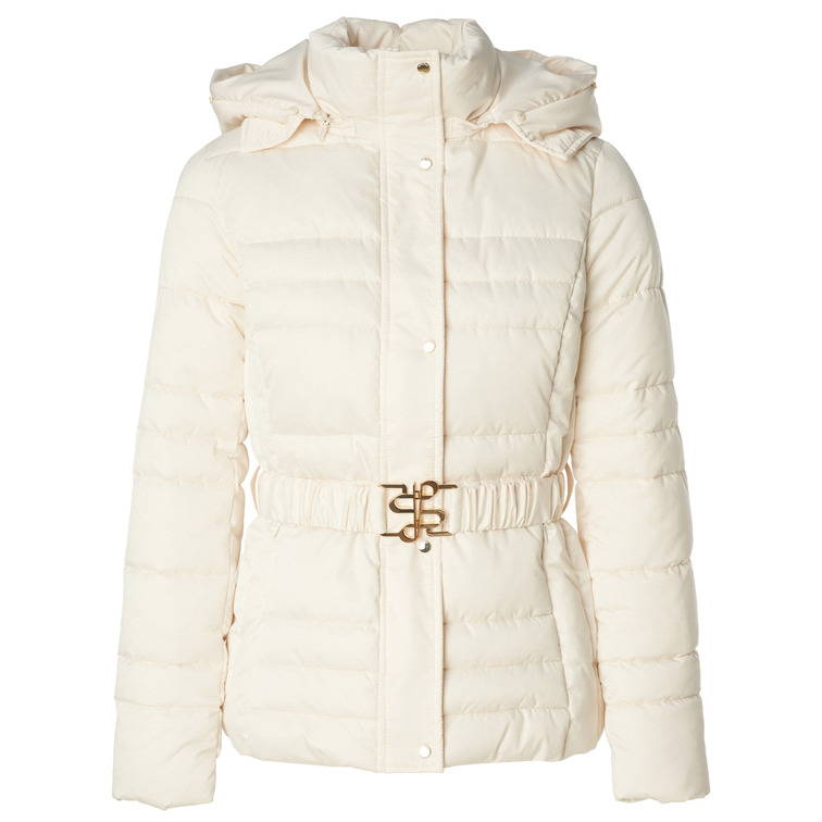 ABRIGO MUJER  SALSA SHORT PUFFER COAT WITH FUR HOO