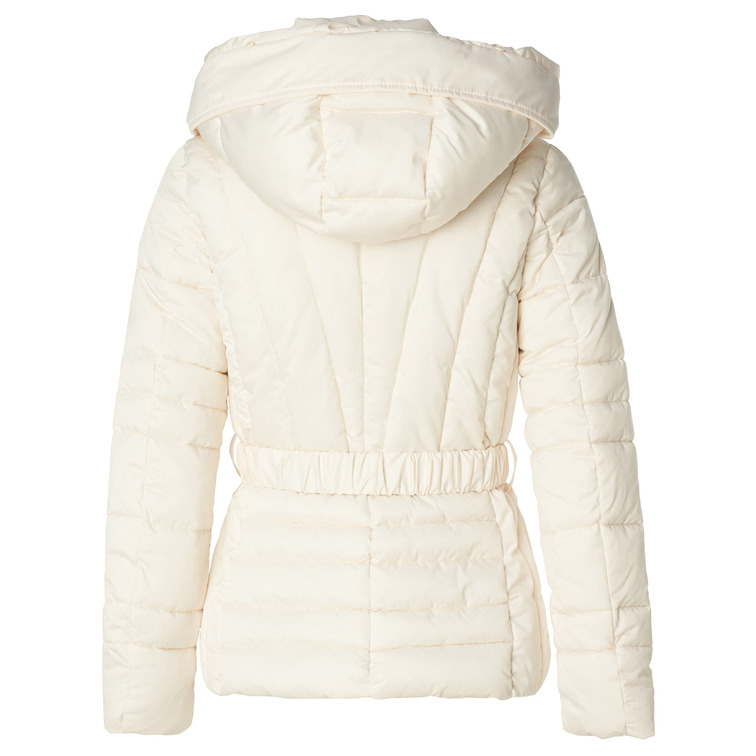 ABRIGO MUJER  SALSA SHORT PUFFER COAT WITH FUR HOO