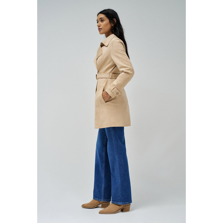 ABRIGO MUJER  SALSA JEANS SUEDE TRENCH COAT