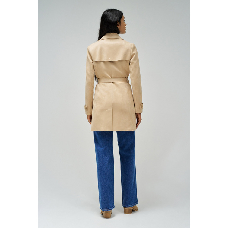 ABRIGO MUJER  SALSA JEANS SUEDE TRENCH COAT