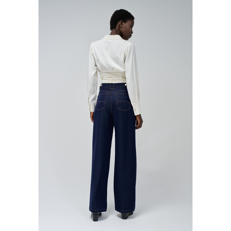 VAQUERO MUJER  SALSA JEANS LIGHTDENIM PANTS WITH CHAIN