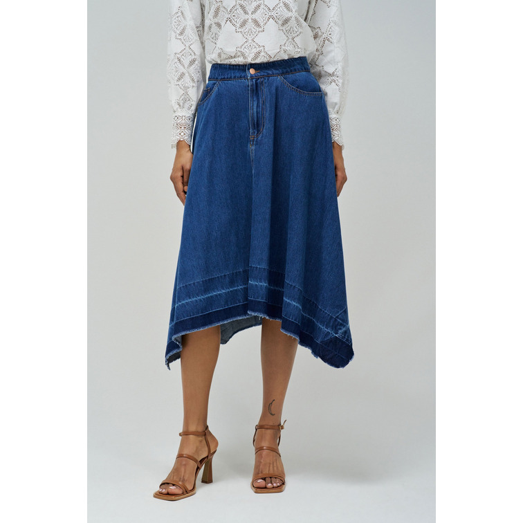 VESTIDO MUJER  SALSA JEANS TRUE SKIRT DETAIL ON THE HEM