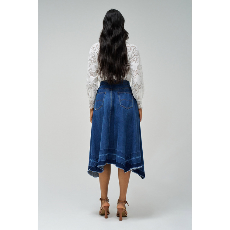 VESTIDO MUJER  SALSA JEANS TRUE SKIRT DETAIL ON THE HEM