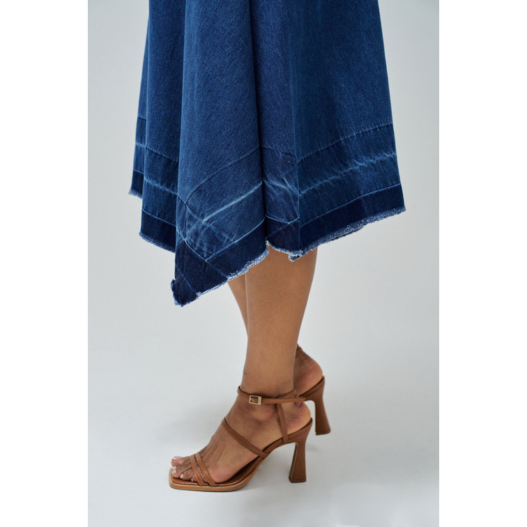 VESTIDO MUJER  SALSA JEANS TRUE SKIRT DETAIL ON THE HEM