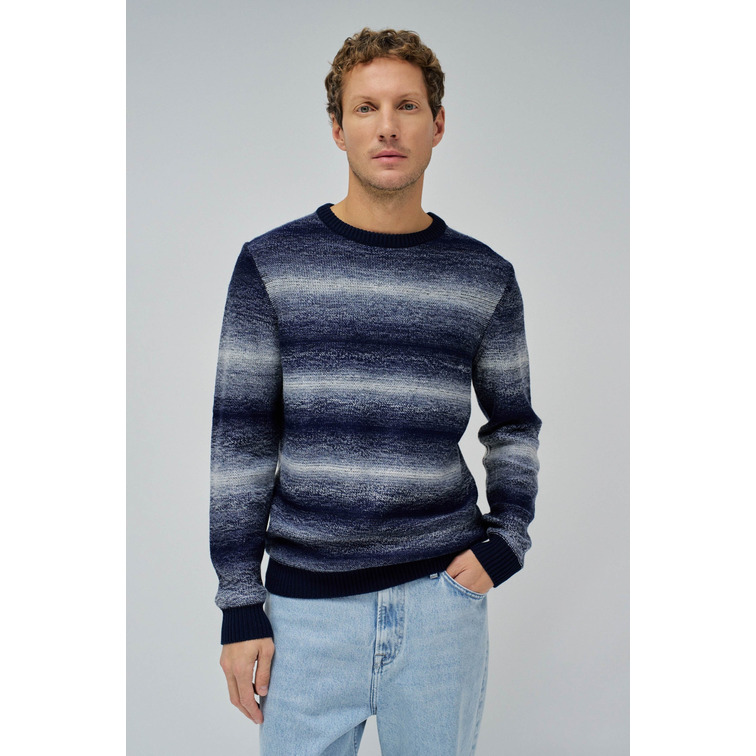 JERSEY HOMBRE  SALSA JEANS KNIT SWEATER MELANGE EFFECT