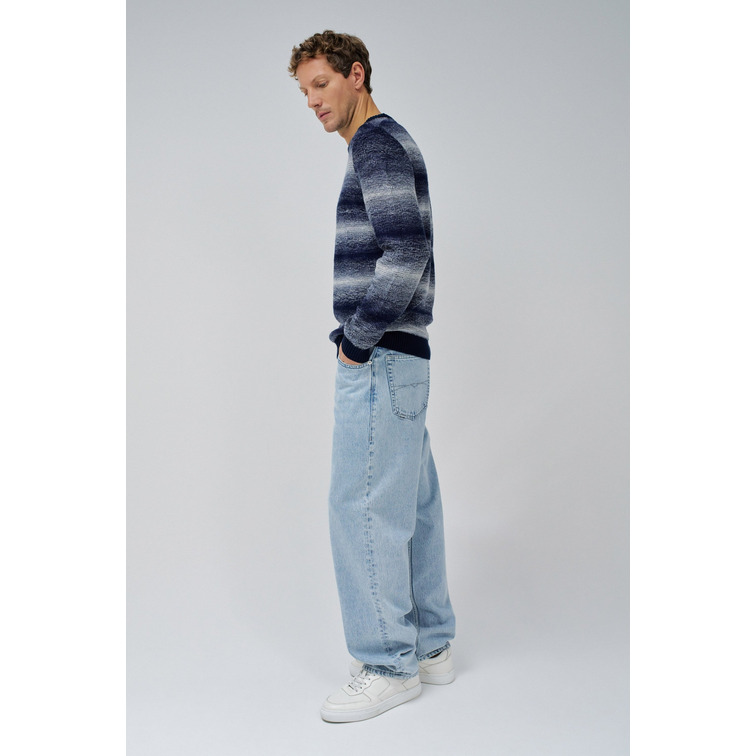 JERSEY HOMBRE  SALSA JEANS KNIT SWEATER MELANGE EFFECT