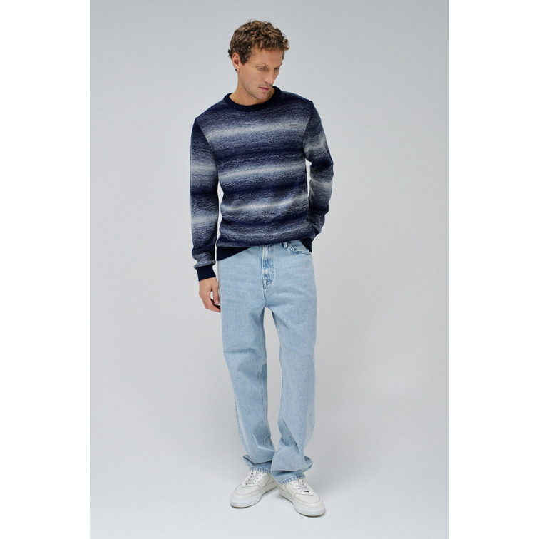 JERSEY HOMBRE  SALSA JEANS KNIT SWEATER MELANGE EFFECT