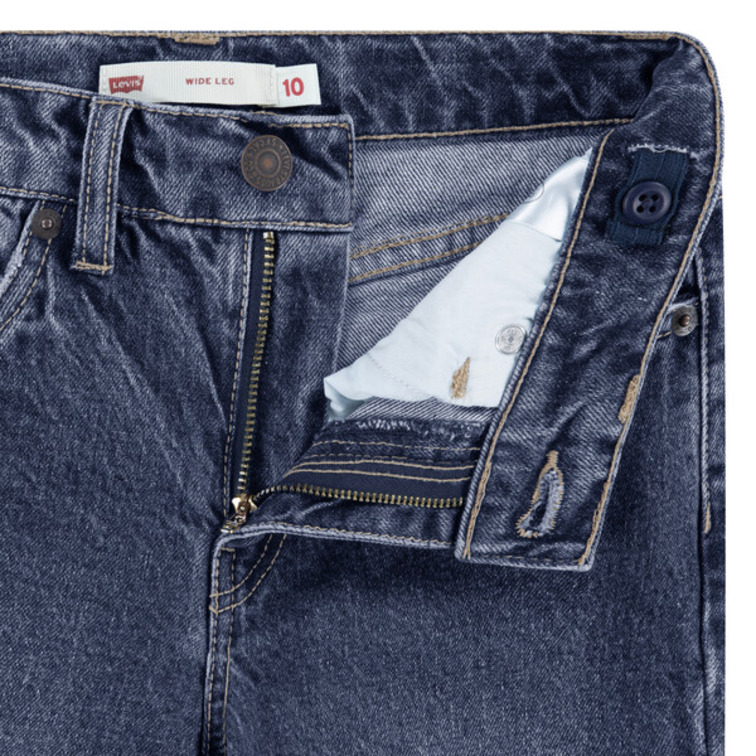 VAQUERO NIÑA  LEVI'S JUNIOR LVG WIDE LEG W/ DESTRUCTION