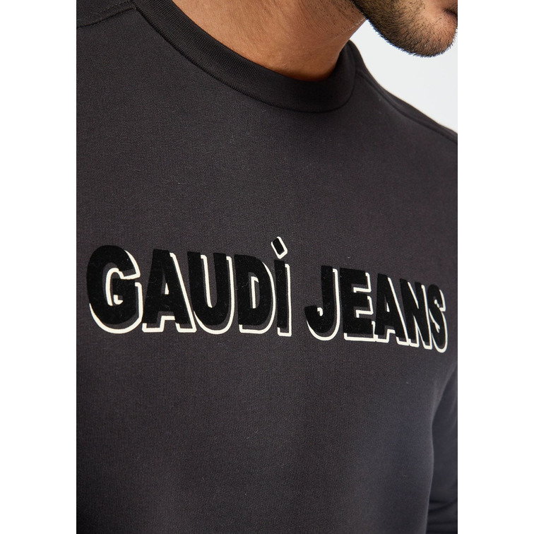 SUDADERA HOMBRE GAUDI JEANS CON LOGO