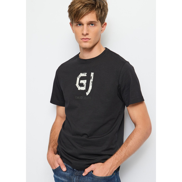 CAMISETA HOMBRE GAUDI JEANS CON LOGO