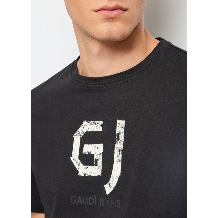 CAMISETA HOMBRE GAUDI JEANS CON LOGO