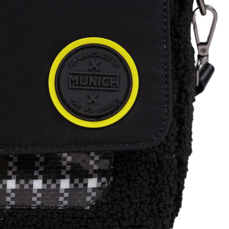 BOLSO BANDOLERA MUJER MUNICH MESSENGER DETALLE BORREGUILLO